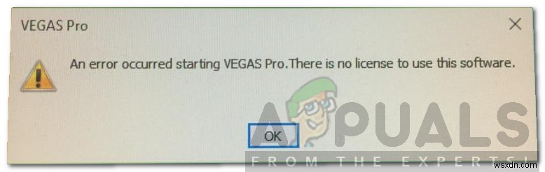 Vegas Pro 시작 시 발생한 오류를 수정하는 방법은 무엇입니까? 