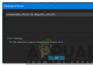 Adobe Premiere에서  헤더 오류로 인해 파일을 열 수 없음 을 수정하는 방법 