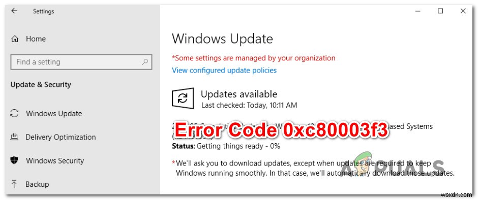 Windows 업데이트 오류 0xc80003f3을 수정하는 방법 