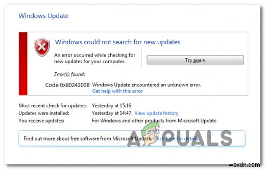 Windows 업데이트 오류 0x8024200B를 수정하는 방법 