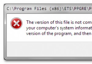Windows에서  이 파일의 버전은 실행 중인 Windows 버전과 호환되지 않습니다  오류를 수정하는 방법은 무엇입니까? 