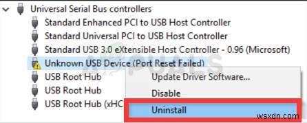 Windows 10에서 알 수 없는 USB 장치 포트 재설정 실패 오류를 수정하는 방법은 무엇입니까?