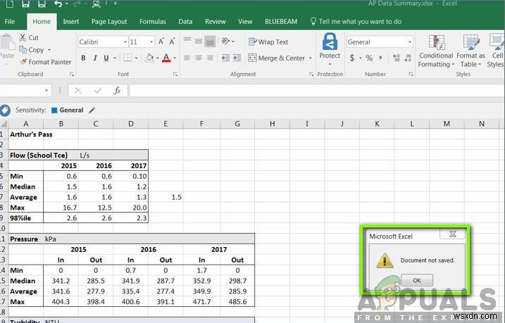 저장되지 않은 Excel 문서를 수정하는 방법 