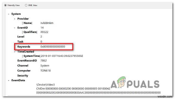 이벤트 뷰어 오류 0x80000000000000을 수정하는 방법 