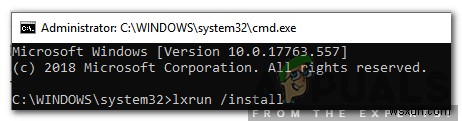 Linux용 Windows 하위 시스템에 설치된 배포판이 없습니다  오류를 수정하는 방법은 무엇입니까? 
