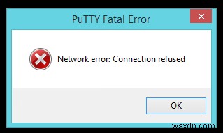 PuTTY에서  네트워크 오류 연결 거부 를 수정하는 방법 