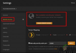 Plex 원격 액세스가 작동하지 않는 문제를 해결하는 방법 