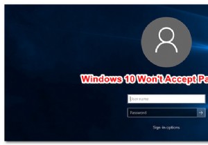 Windows 10에서 비밀번호가 입력되지 않을 때 해결하는 4가지 방법