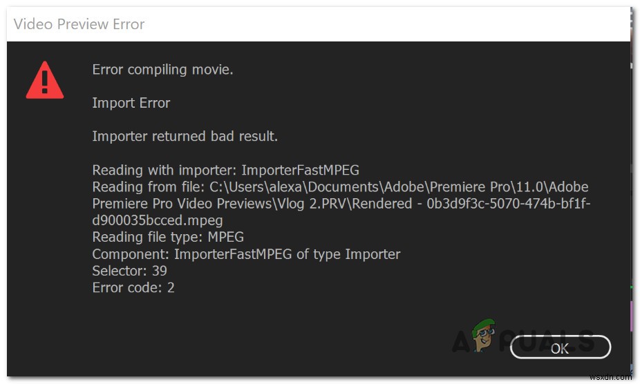 Premiere Pro에서  동영상 컴파일 오류 를 수정하는 방법 