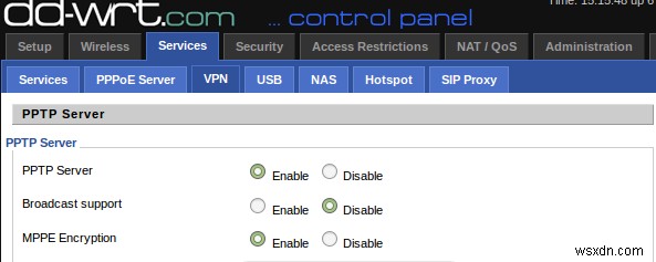 DD-WRT 라우터에서 VPN을 설정하는 방법 