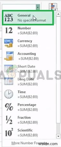 수정:Excel 수식이 업데이트되지 않음 