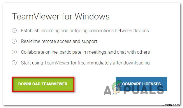 수정:파트너가 TeamViewer에서 라우터에 연결하지 않음 