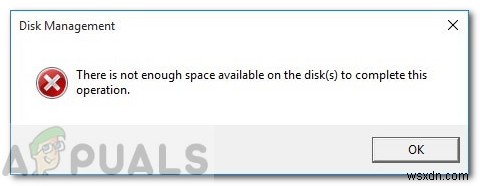 수정:Windows 10에서 이 작업을 완료하기 위한 디스크 공간이 충분하지 않습니다. 