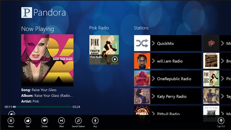 수정:Pandora 앱이 Windows 10에서 작동하지 않음 