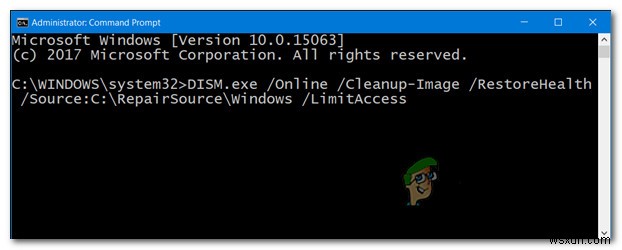 수정:Windows 10의 DISM 오류 87 