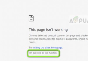 Chrome  ERR_BLOCKED_BY_XSS_AUDITOR  오류 원인 및 해결 방법