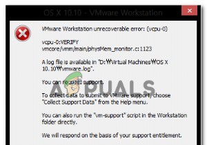 VMware Workstation 복구 불가 오류(vcpu-0) 해결 방법 총정리