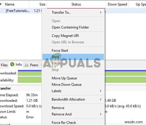 수정:uTorrent 액세스가 거부되었습니다.