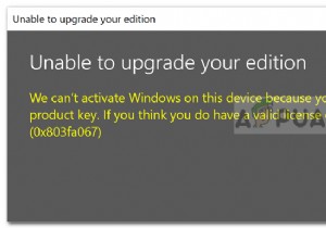 Windows 10 활성화 오류 0x803fa067 완벽 해결 가이드