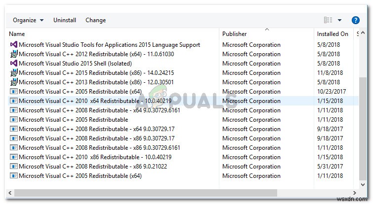 수정:어셈블리 Microsoft.VC80.CRT를 설치하는 동안 오류가 발생했습니다. 