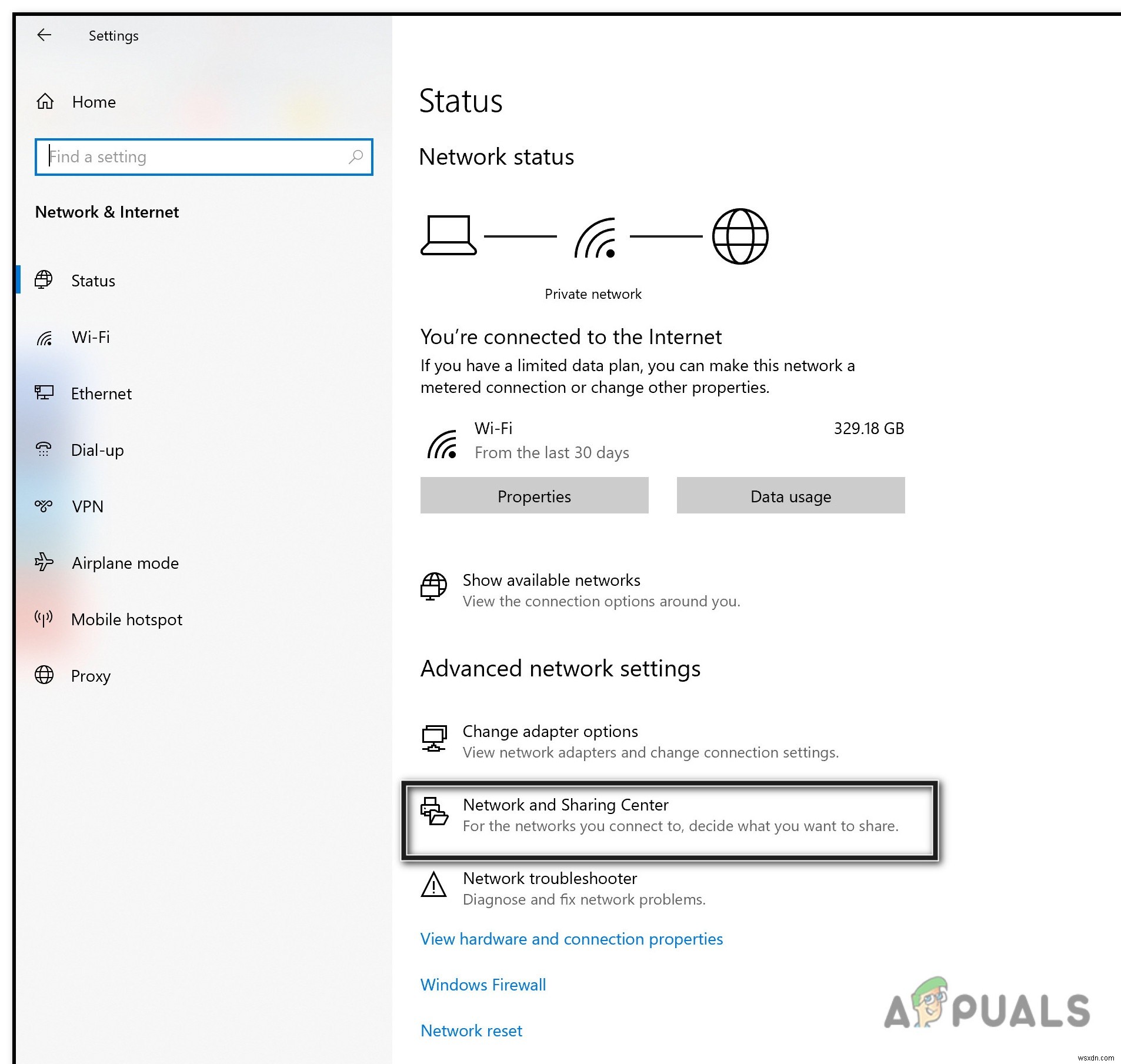 수정:Microsoft Store  연결 확인  