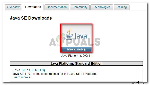 수정:레지스트리가 존재하지 않는 Java Runtime Environment를 참조합니다. 