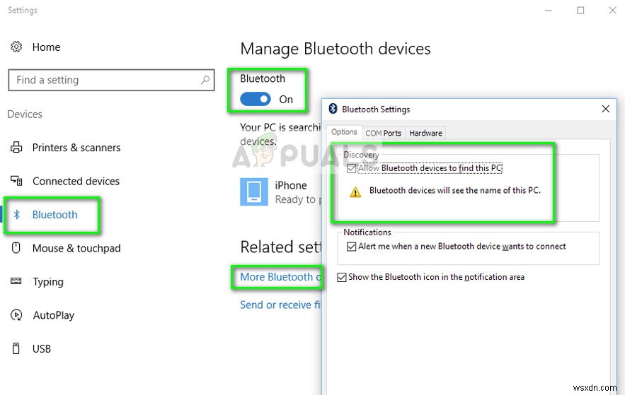 Windows 10에서 Bluetooth 오디오 장치 및 무선 디스플레이 연결을 수정하는 방법 