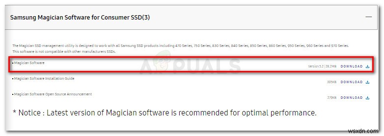 수정:Samsung Magician이 SSD를 인식하지 못함 