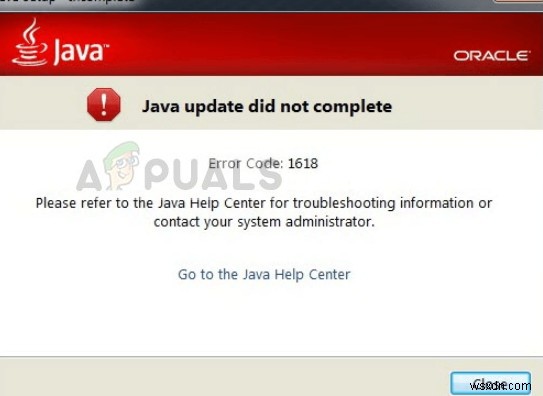 Java 오류 코드 1618을 수정하는 방법 