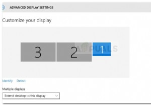 수정:Windows 10에서 세 번째 모니터가 감지되지 않음 