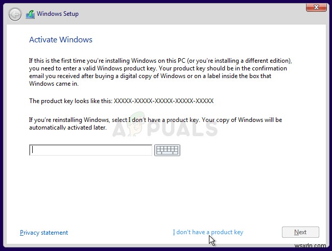 수정:Windows 설치 미디어를 사용하여 컴퓨터가 시작됨 