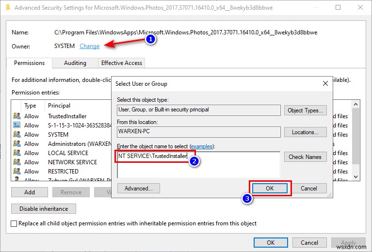 수정:Windows 사진 앱을 열 때 파일 시스템 오류 -2147219196 