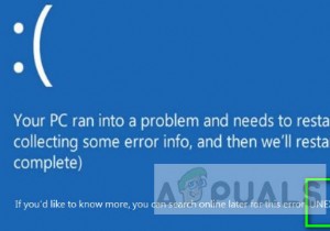 수정:UNEXPECTED_KERNEL_MODE_TRAP BSOD 
