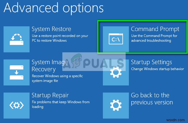 수정:Windows 준비가 멈춤 