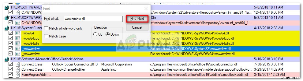 수정:Windows 시작 시 RunDLL 오류 