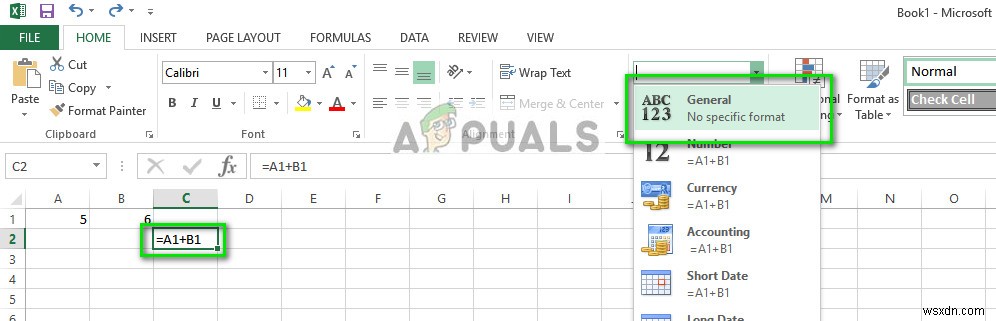 수정:Excel 수식이 작동하지 않음