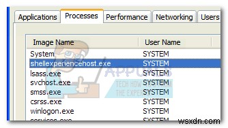 Windows 셸 체험 호스트  shellexperiencehost.exe 란 무엇입니까? 