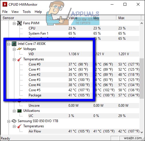 Windows 10에서 CPU 온도를 확인하는 방법 