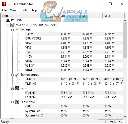 Windows 10에서 CPU 온도를 확인하는 방법 