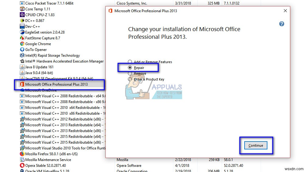 수정:Microsoft Word가 응답하지 않음 