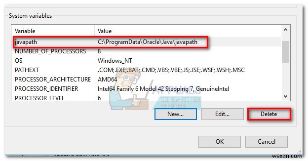 수정:Java VM을 로드하는 동안 Windows 오류 2가 발생했습니다. 