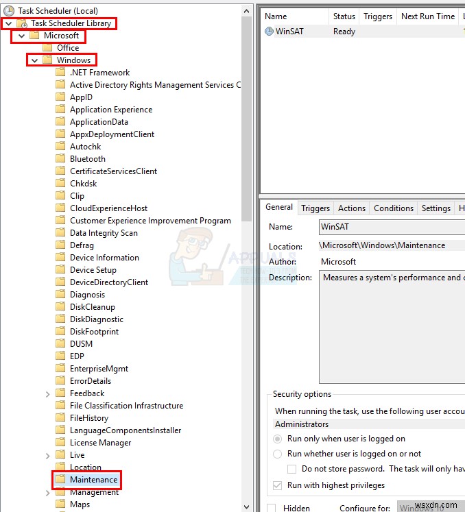 수정:Windows 시스템 평가  winsat.exe  도구가 작동을 멈췄습니다. 오류 