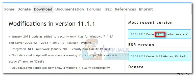 수정:Windows Update 독립 실행형 설치 프로그램이 업데이트 검색에서 멈춤 