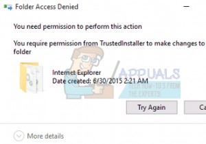 Windows  TrustedInstaller의 권한이 필요합니다  오류 해결 방법