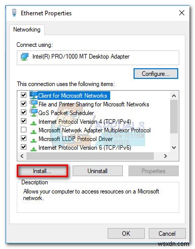 수정:네트워크 연결에 필요한 Windows 소켓 레지스트리 항목이 누락됨 
