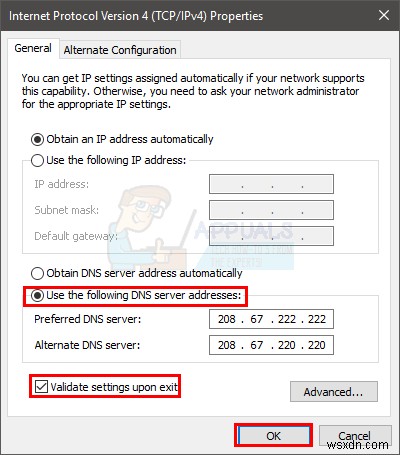 수정:DNS 서버를 사용할 수 없음 