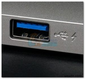 기호로 USB 포트를 식별하는 방법 