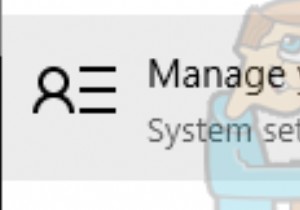 수정:Fall Creators Update 1709 이후의 이중 로그인 문제 