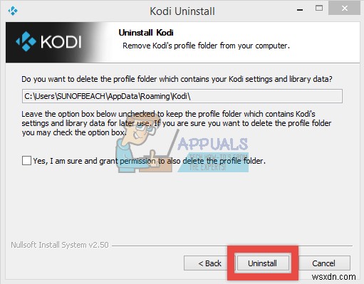 방법:Windows 10에서 Kodi 제거 