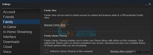 Steam 라이브러리 공유